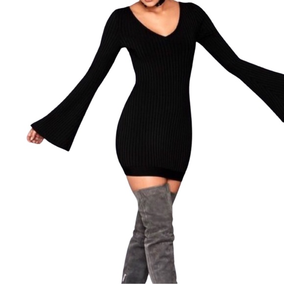 House of CB Dresses & Skirts - House Of CB Black Wednesday Addams Bodycon Mistress Rocks Dress